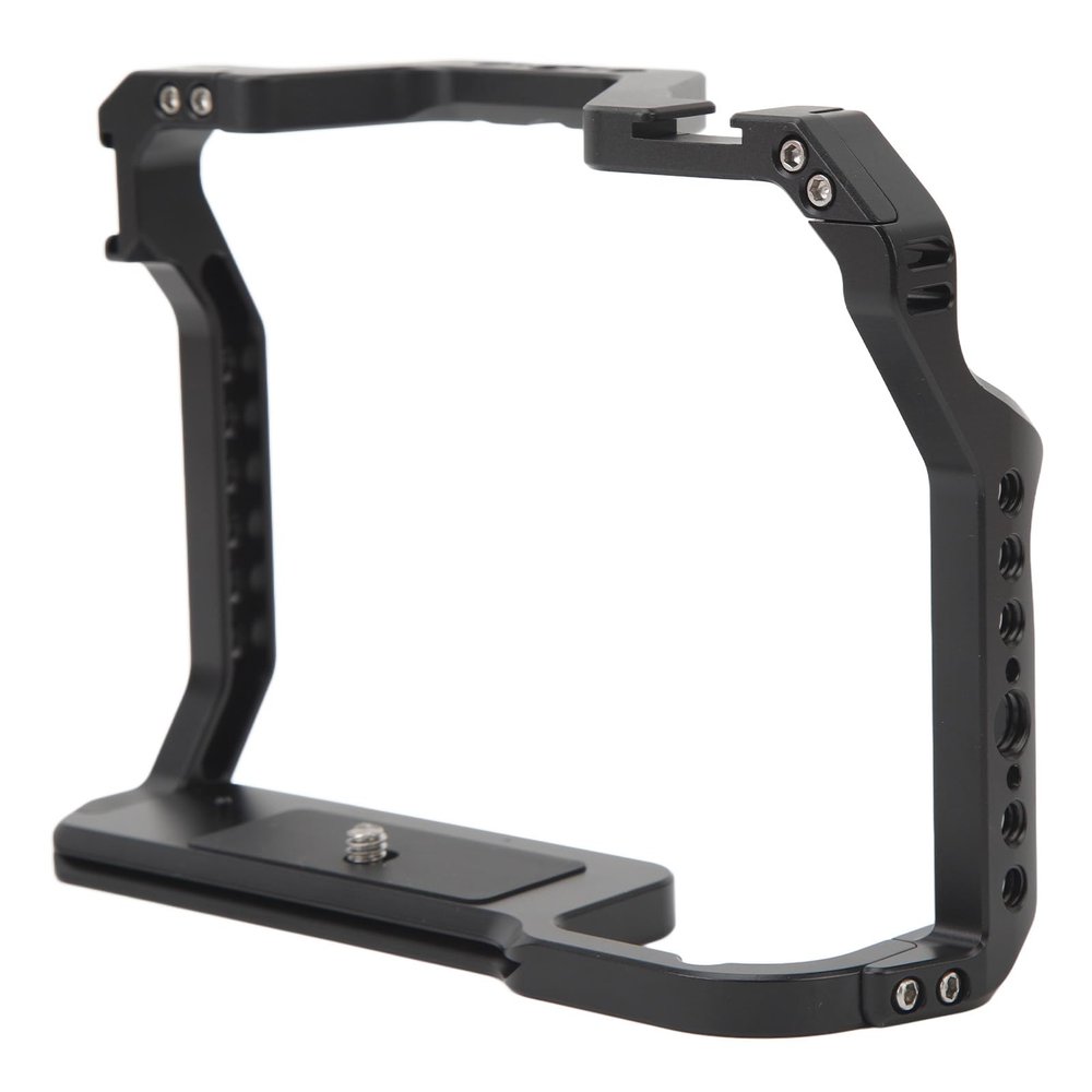 Camera Cage for 5DMark3 5DMark4, Aluminum Alloy Rugged Camera Stabilizer, Video Camera Cage Rig with Threaded Hole Cold Shoe Support Equipment Expansion