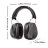 Allen ULTRX Heavy Sound Defender Passive Earmuff, Gray view 2