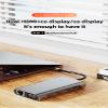 Portable 8 in 1 Multifunction Adapter Aluminum USB C Hubs Docking Station with Dual 4k 2HDMI VGA PD RJ45 USB3.0 for Laptop Computer view 2