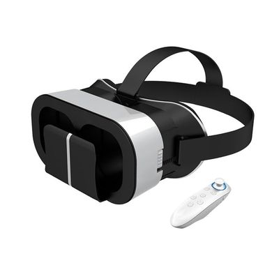 YTHYTHYTH Phone 3D Glasses Virtual Reality Movies Gift Video Games Home with Controller VR Headset Anti-bluelight HD Adjustable Universal