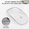 B BELK Cover Compatible with Apple Magic Mouse 1&2, Ultra Thin Transparent Plastic Hard Case for Magic Mouse, 3-Layer Drop-Resistant and Dust Proof Protective Skin with Glitter Pattern Design view 3