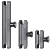 FANAUE Aluminum Anti-Theft Double Socket Arm Compatible with RAM Mount B Size 1" Ball Assembly & Motorcycle Bike Phone Holder, fits Industry All Standard 25.4mm Ball Head adapters view 1