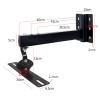 GLigeT Audio Rack Extended Thickened Speaker Wall Mount Stand Rotatable Angle Adjustable Swivel Tilt Speaker Mount Bracket Home Surround Sound System Media Cabinet (Color : B) view 2