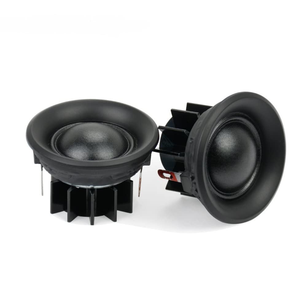 INTCHE 2Pcs 10W 1.5Inch Tweeters Loudspeakers Treble Mini Portable Silk Film Speakers 4 Ohm 6 Ohm 8Ohm 40MM (Color : 6 Ohm 10W)