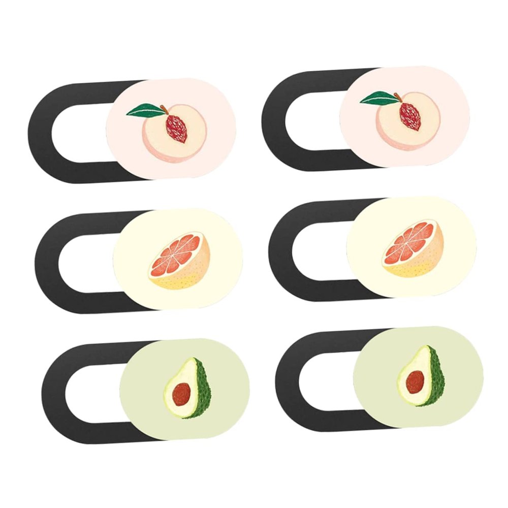 HOMSFOU 6pcs Camera Computer Cell Phone Camera Cover Web Camera Cover Phone Camera Safety Protective Cover Notebook slideshow Webcam Camera Slide Sticker Cover Lens
