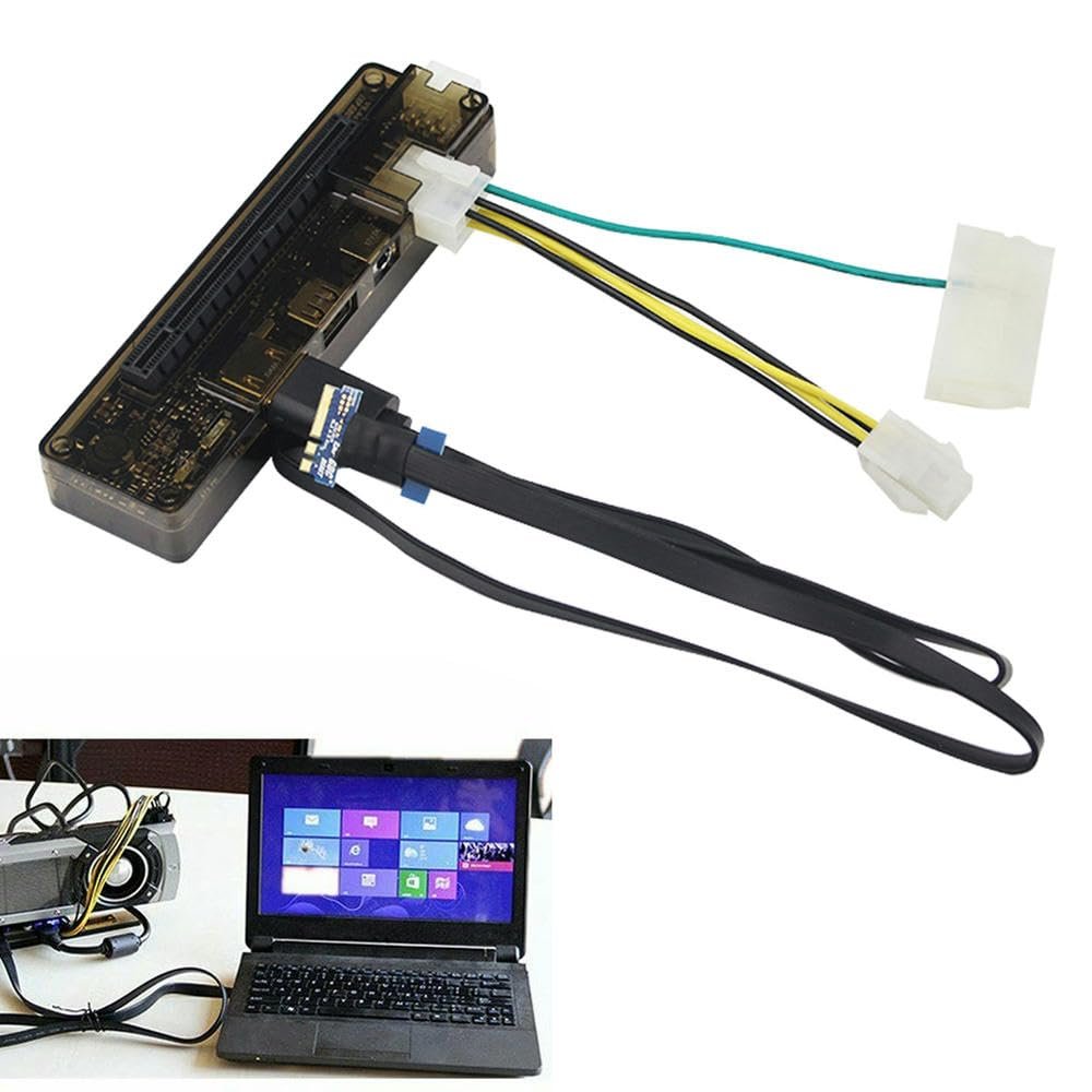 YTHYTHYTH External Independent Accessories Video Card Component EXP GDC Dock Express with Cable Practical PCI E Laptop Professional Mini