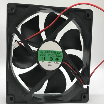 Beautyrankle Cooling Fan 12V 120mm 12025 for PY-1225L12S 0.20A 120x120x25mm Cooling Fan