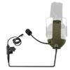 TSVISIONCORE Microphone & PTT for Walkerrazor Noise Cancelling Headphone Airsoft (Army Green) view 1