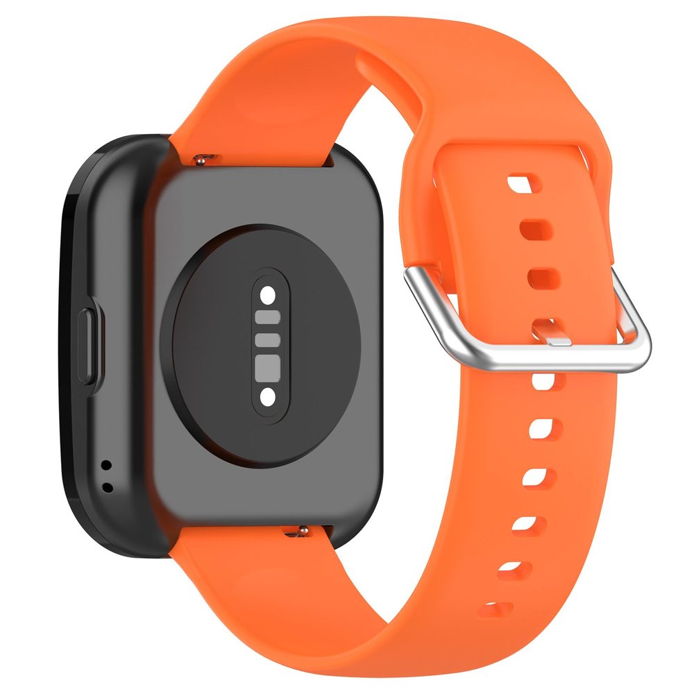 BabyValley Kids Band Compatible with Garmin Bounce Watch Band, Soft Sport Silicone Wristbands Replacement Breathable Waterproof Strap for Garmin Bounce Watch Band (Large, Orange)