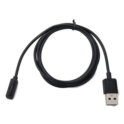 YTHYTHYTH 1m Smart Watch Portable Convenient USB Port Home Durable Fast 5v Charging Cable Travel Safe Magnetic Black ZenWatch 2