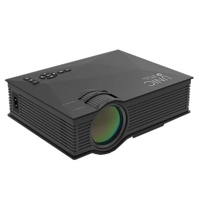 Home HD Projector Mini Mini Portable Mobile Phone Projector Portable Video Projector Multimedia Home Theater Movie Projector (Black )