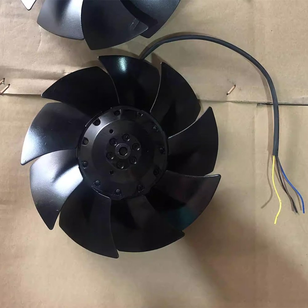 AC230V 0.51A 115/165W 4-Wire 250x250x53mm 25cm axial Cooling Fan A2E250-AL06-11