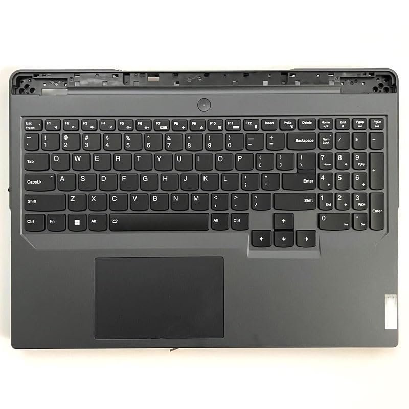 5CB1L30890 New Palmrest Upper Case US Backlit Keyboard Touchpad for Legion Pro 5 16IRX8 82WK Laptop