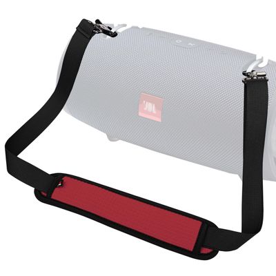QIANHAI Speaker Handle Strap and Shoulder Belt Replacement Accessories Stronger Adjustable Compatible with JBL-Protable-Speaker (Long Shoulder Belt, Red)
