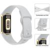 AK Sport Band Compatible with Fitbit Charge 6 Bands / Fitbit Charge 5 Bands Women Men, Classic Soft Replacement Straps Wristbands for Fitbit Charge 6 / 5 Advanced Fitness & Health Tracker (Light view 3