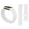 AK Sport Band Compatible with Fitbit Charge 6 Bands/Fitbit Charge 5 Bands Women Men, Classic Soft Replacement Straps Wristbands for Fitbit Charge 6/5 Advanced Fitness & Health Tracker (White,Large) view 4