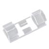 Adhesive Cable Clips,20Pcs Cable Clips with Strong Self-Adhesive,Cable Management Clips, Clear Cable Organizer,Cord Holder,TV PC Wire Cord Holder for Network Cable Household(M) view 1