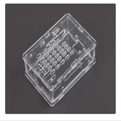 Coolwell for Raspberry Pi 5 Clear Acrylic Case Transparent Case Supports Installing with Official Active Cooler