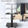 Desktop Monitor Speaker Stands Professional Lifting Stand Surround Home Studio Audio Metal Stands Speaker Stands Surround Sound Stands Steel Speaker Stands Stable and Drop-Proof view 3
