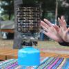 Pilipane Portable Stainless Steel Camping Heater Cover, for Long-Lasting Tent Heating Solution with Safe Vent Design view 4