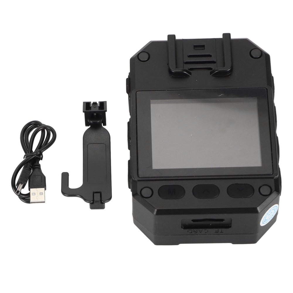Mini Video Recorder, WiFi Body Worn Camera 4K 1080P HD Night Vision Motion Detection with Back Clip for Law Enforcement