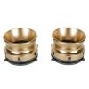 10 Inch Aluminium Nab Hub Adapters, 1 Pair Universal Loading Tape Device, 1/4 10 Inch Reel to Reel Tape Tool Nab Hub Device for for B67 for Akai for Teac (Antique Bronze) view 1