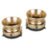 10 Inch Aluminium Nab Hub Adapters, 1 Pair Universal Loading Tape Device, 1/4 10 Inch Reel to Reel Tape Tool Nab Hub Device for for B67 for Akai for Teac (Antique Bronze) view 2