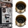 10 Inch Aluminium Nab Hub Adapters, 1 Pair Universal Loading Tape Device, 1/4 10 Inch Reel to Reel Tape Tool Nab Hub Device for for B67 for Akai for Teac (Antique Bronze) view 3