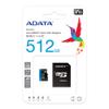 ADATA 512GB AData Premier microSDXC A1 UHS-1 CL10 Memory Card w/SD Adapter 85MB/sec view 3