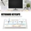 Sanpyl 8PCS Mechanical Keyboard Keycaps, Replacement Spacebar Custom DIY Cute PBT Keycaps for 61/87/104/108 Mechanical Keyboard, 5-Side Dye (Type 1) view 3