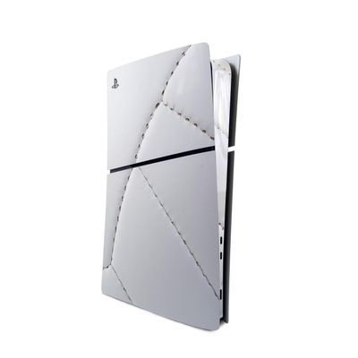 MightySkins Skin Compatible with PlayStation 5 Slim Digital Edition Console Only - Volleyball Closeup | Protective, Durable, and Unique Vinyl Decal wrap Cover | Easy to Apply | Made in The USA