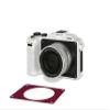 Minolta Digital Camera  56MP Photos, 4K 60FPS Video, Dual-Lens Selfie Design, 18X Zoom, Wi-Fi, RAW/JPEG Capture, 3 LCD, Replaceable Faceplates (Black & Red), Compact Travel Camera (White) view 1