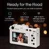 Minolta Digital Camera  56MP Photos, 4K 60FPS Video, Dual-Lens Selfie Design, 18X Zoom, Wi-Fi, RAW/JPEG Capture, 3 LCD, Replaceable Faceplates (Black & Purple), Compact Travel Camera (White) view 3