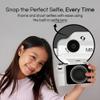 Minolta Digital Camera  56MP Photos, 4K 60FPS Video, Dual-Lens Selfie Design, 18X Zoom, Wi-Fi, RAW/JPEG Capture, 3 LCD, Replaceable Faceplates (Black & Purple), Compact Travel Camera (White) view 4