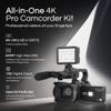 Minolta Showtime MN4KPRO-KIT 4K 64MP AF Camcorder w/Mic & Video Light Kit view 2