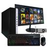 HP Prebuilt Gaming Desktop Computer | Intel i5 + GeForce GT 1030 2GB GPU | 1080p Gaming PC | 16GB DDR4 RAM | 1TB SSD | Wi-Fi 5G + Bluetooth | Windows 11 Pro | New 24in LCD Monitor (Renewed) view 1