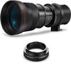 High-Power 420-800mm f/8 Manual Telephoto Lens for Nikon D500, D600, D610, D700, D750, D800, D810, D850, D3100, D3200, D3300, D3400, D3500, D5000, D5200, D5300, D5500, D5600, D7100, D7200, D7500 view 1