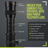 High-Power 420-800mm f/8 Manual Telephoto Lens for Nikon D500, D600, D610, D700, D750, D800, D810, D850, D3100, D3200, D3300, D3400, D3500, D5000, D5200, D5300, D5500, D5600, D7100, D7200, D7500 view 2