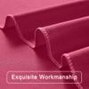 10ftx20ft Burgundy Wrinkle-Free Backdrop Curtain Drapes, 4 Panels 5ftx10ft Thick Burgundy Polyester Background Curtains Backdrop Decorations for Party view 3