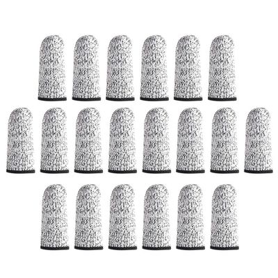 Mobestech 30pairs Cut Resistant Finger Sleeve Protectors of Cut Covers for Carving Gardening and Crafts Breathable Material for Finger Safety