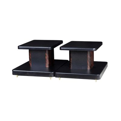 SHAWLA Speaker Stands Bookshelf Speaker Floor Stand, Wood Grain Speaker Stand, Suitable for Speakers Under 30 kg (1 Pair) (Color : A)