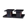 SHAWLA Speaker Stands Bookshelf Speaker Floor Stand, Wood Grain Speaker Stand, Suitable for Speakers Under 30 kg (1 Pair) (Color : A) view 1
