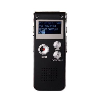 Paranormal Ghost Hunting Equipment Digital EVP Voice Activated Recorder USB 32GB (Black(32GB))