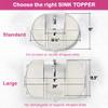 Sink Topper Bathroom Sink Cover for Counter Space, Large Lavender view 3