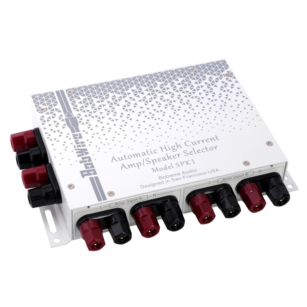 Automatic Amp/Speaker Selector by BobWire, Model SPK1 - Switch Operates by Audio Sensing or 12V Trigger
