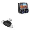 BoxWave Smart Gadget Compatible with CamPark CE45A (3 in) - AllReader SD Card Reader, microSD Card Reader SD Compact USB - Jet Black view 1