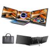 KEFEYA Laptop Screen Extender, 14.2" Portable Triple Monitor for Laptop with Full HD IPS Display, Monitor Extender Compatible with Mac, Windows, Chrome, Fits 13-17 Inch Laptops view 1