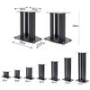 Speaker Stands Speaker Stands Desktop, Speaker Stands Floor Pair, Suitable for Home Theater Surround Music (40cm) view 2