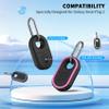 [4 Pack] Compatible with Samsung Galaxy SmartTag2 Case, Soft Silicone Case for Samsung Smart Tag 2 Holder Full-Body Protection Anti-Lost and Drop Smart Tag 2 with Key Ring, Bags, Luggage, Pet view 2