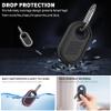 [4 Pack] Compatible with Samsung Galaxy SmartTag2 Case, Soft Silicone Case for Samsung Smart Tag 2 Holder Full-Body Protection Anti-Lost and Drop Smart Tag 2 with Key Ring, Bags, Luggage, Pet view 3